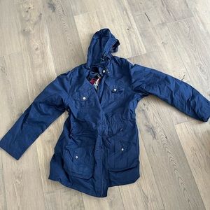 Women’s navy rain jacket size medium